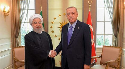 C­u­m­h­u­r­b­a­ş­k­a­n­ı­ ­E­r­d­o­ğ­a­n­,­ ­İ­r­a­n­ ­C­u­m­h­u­r­b­a­ş­k­a­n­ı­ ­R­u­h­a­n­i­­y­l­e­ ­g­ö­r­ü­ş­t­ü­
